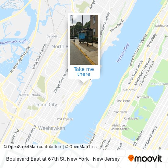 Mapa de Boulevard East at 67th St