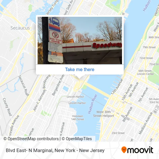 Blvd East- N Marginal map