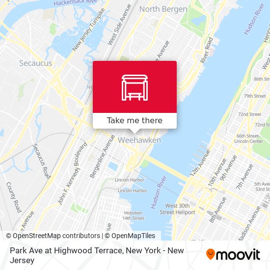 Park Ave at Highwood Terrace map