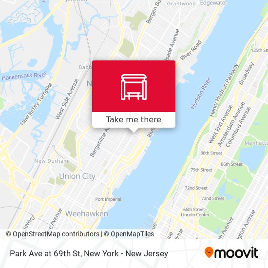 Mapa de Park Ave at 69th St
