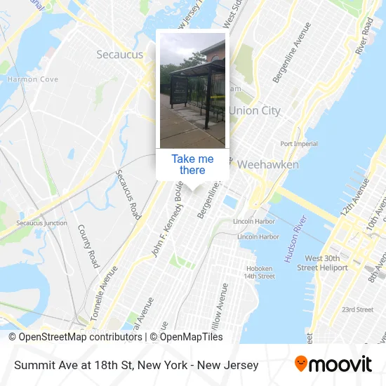 Summit Ave at 18th St map