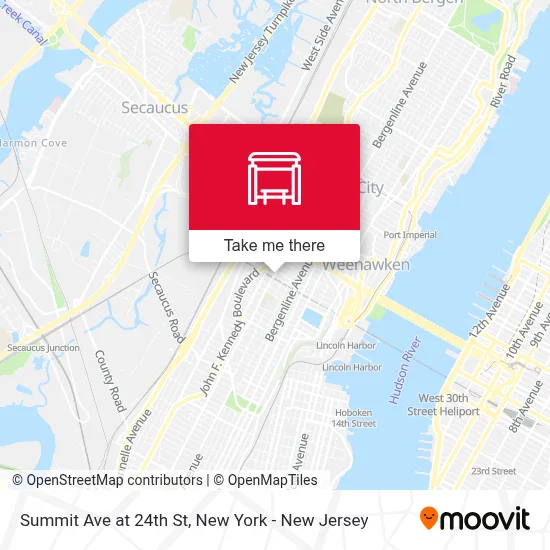 Summit Ave at 24th St map