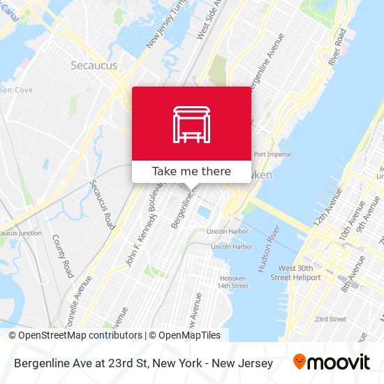Mapa de Bergenline Ave at 23rd St