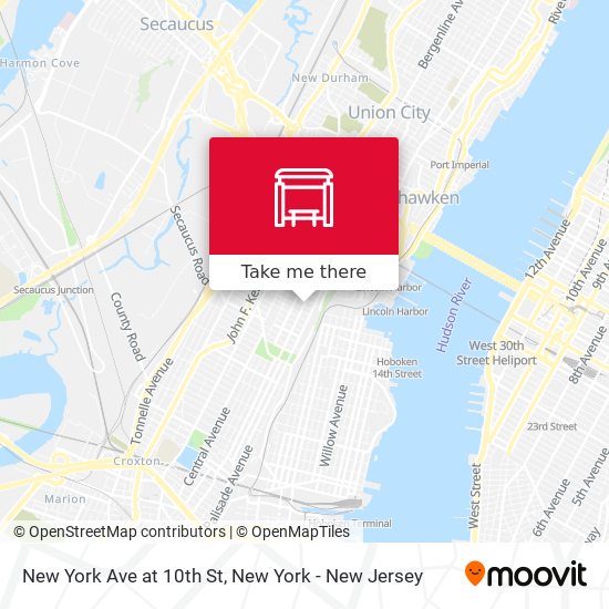 Mapa de New York Ave at 10th St
