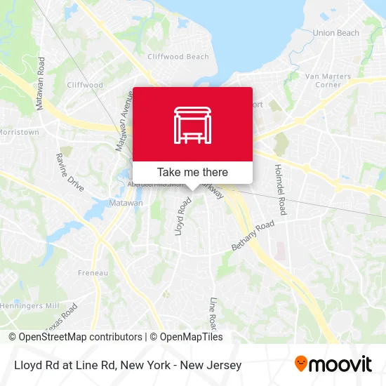 Lloyd Rd at Line Rd map