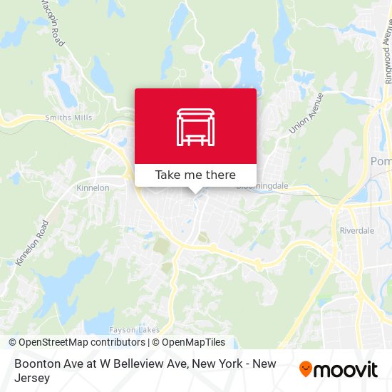 Mapa de Boonton Ave at W Belleview Ave