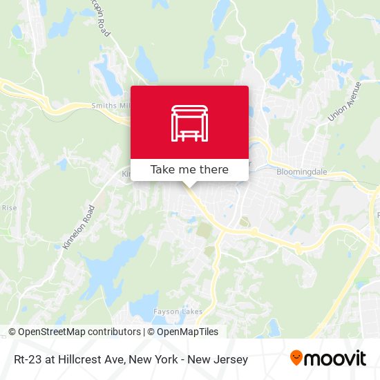 Mapa de Rt-23 at Hillcrest Ave