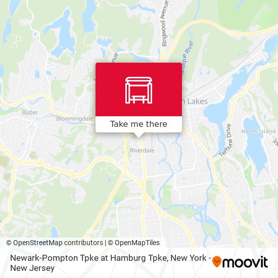 Newark-Pompton Tpke at Hamburg Tpke map