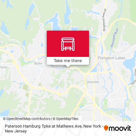 Mapa de Paterson Hamburg Tpke at Mathews Ave