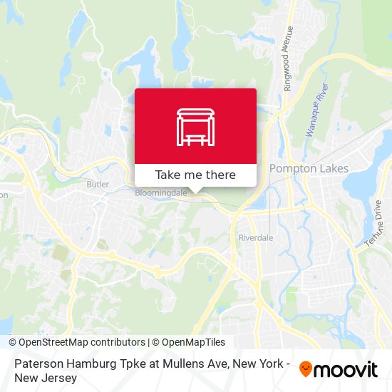 Mapa de Paterson Hamburg Tpke at Mullens Ave