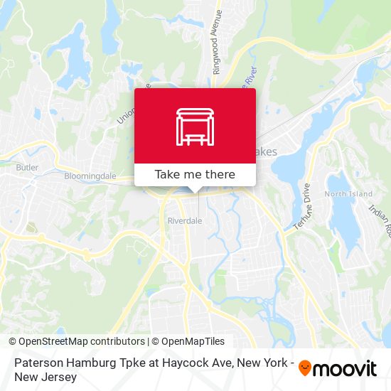 Paterson Hamburg Tpke at Haycock Ave map