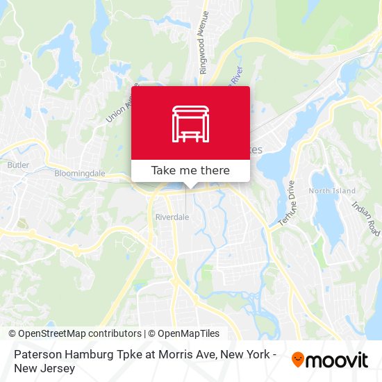 Paterson Hamburg Tpke at Morris Ave map