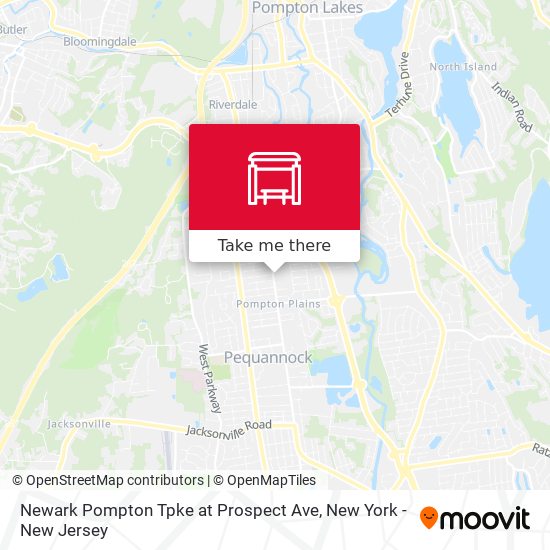 Mapa de Newark Pompton Tpke at Prospect Ave