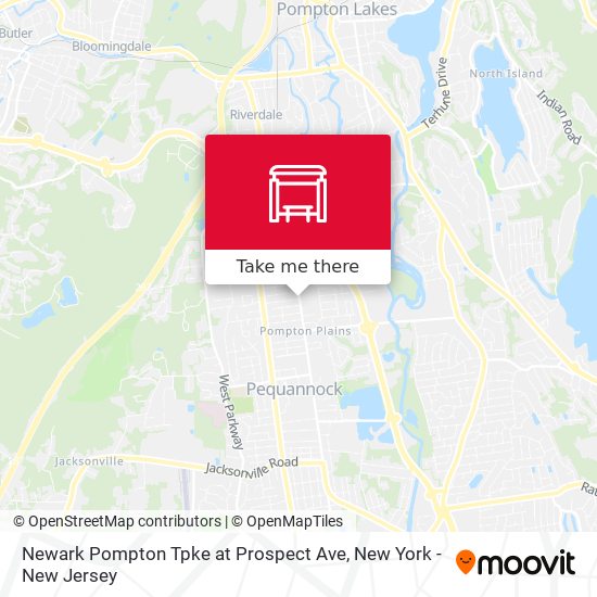 Newark Pompton Tpke at Prospect Ave map