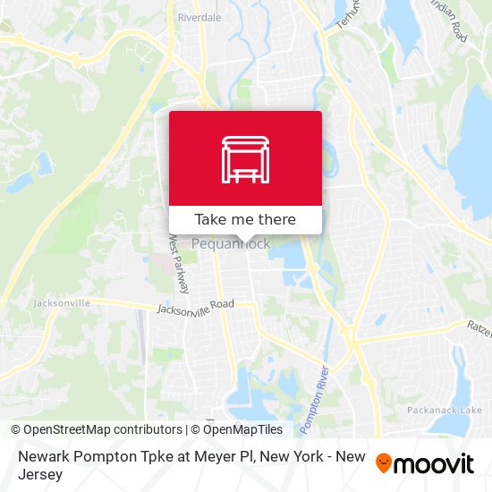 Newark Pompton Tpke at Meyer Pl map