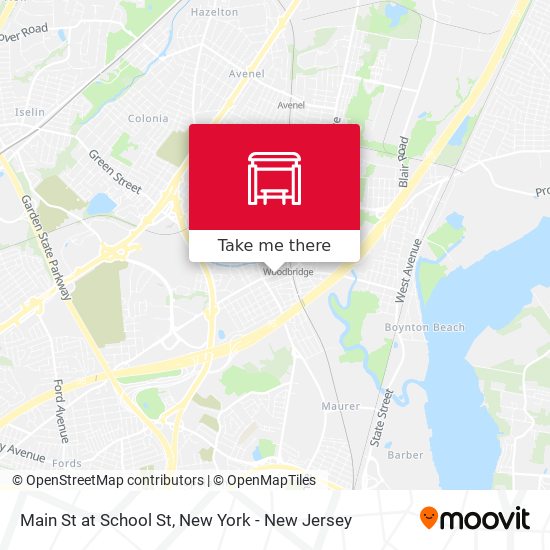 Mapa de Main St at School St