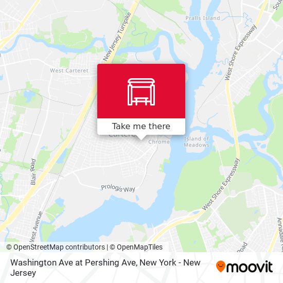 Mapa de Washington Ave at Pershing Ave