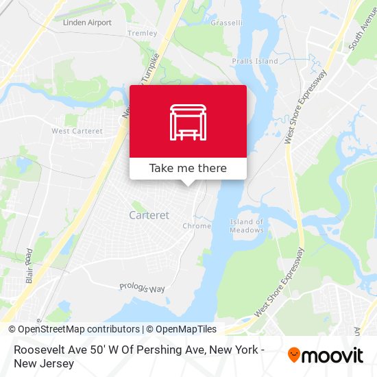 Roosevelt Ave 50' W Of Pershing Ave map