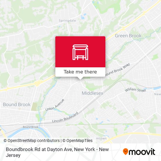 Mapa de Boundbrook Rd at Dayton Ave