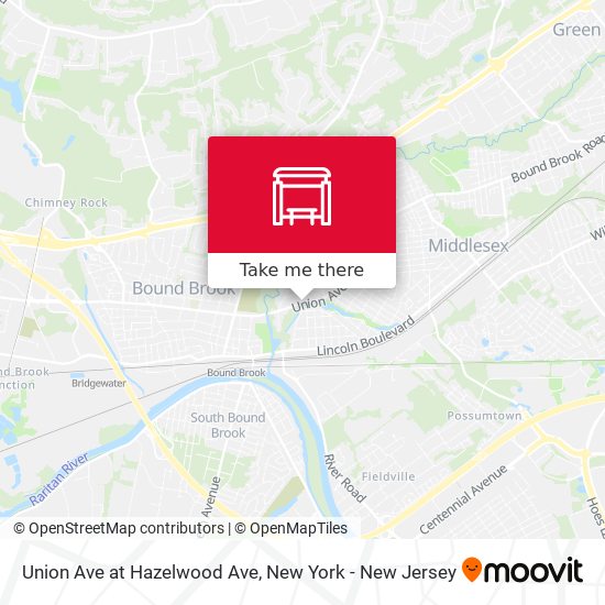 Mapa de Union Ave at Hazelwood Ave