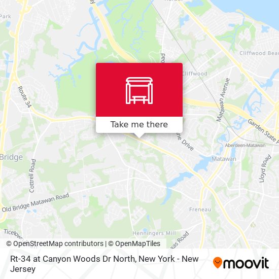 Mapa de Rt-34 at Canyon Woods Dr North