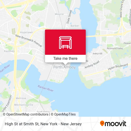 High St at Smith St map