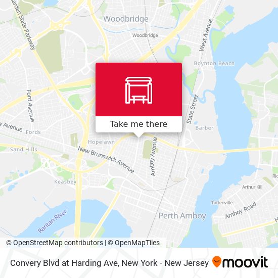 Mapa de Convery Blvd at Harding Ave