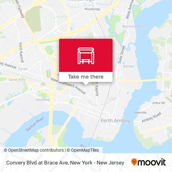 Mapa de Convery Blvd at Brace Ave