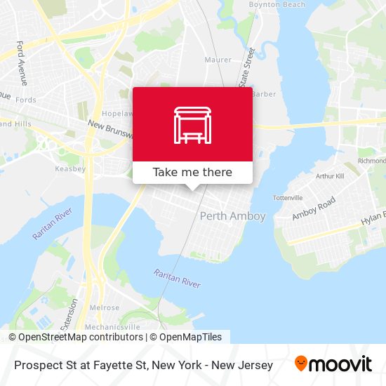 Mapa de Prospect St at Fayette St