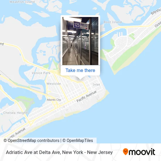 Adriatic Ave at Delta Ave map