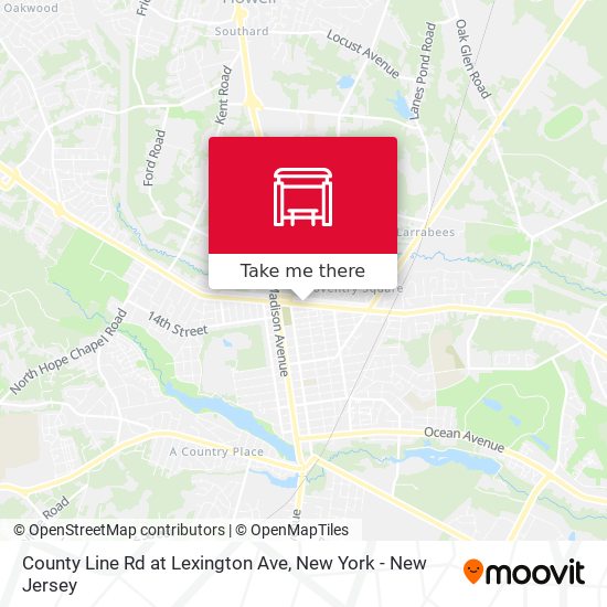Mapa de County Line Rd at Lexington Ave