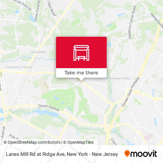 Mapa de Lanes Mill Rd at Ridge Ave