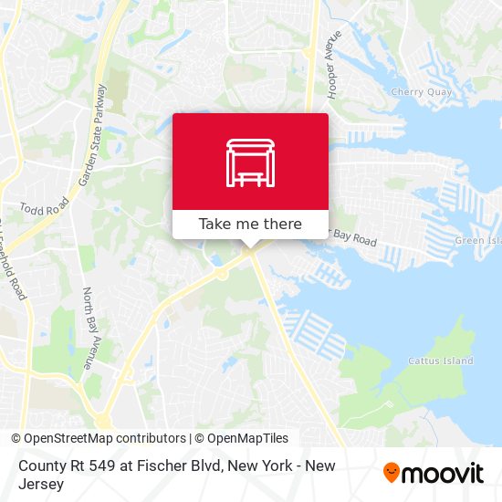 County Rt 549 at Fischer Blvd map
