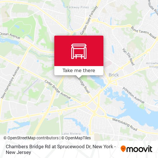 Chambers Bridge Rd at Sprucewood Dr map