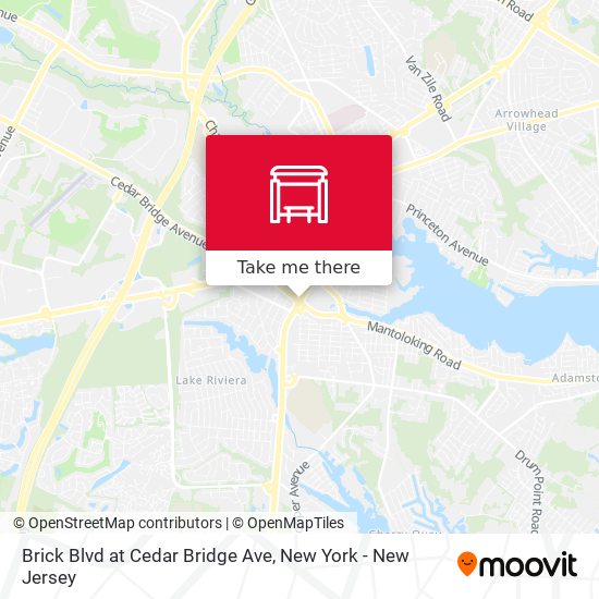 Mapa de Brick Blvd at Cedar Bridge Ave