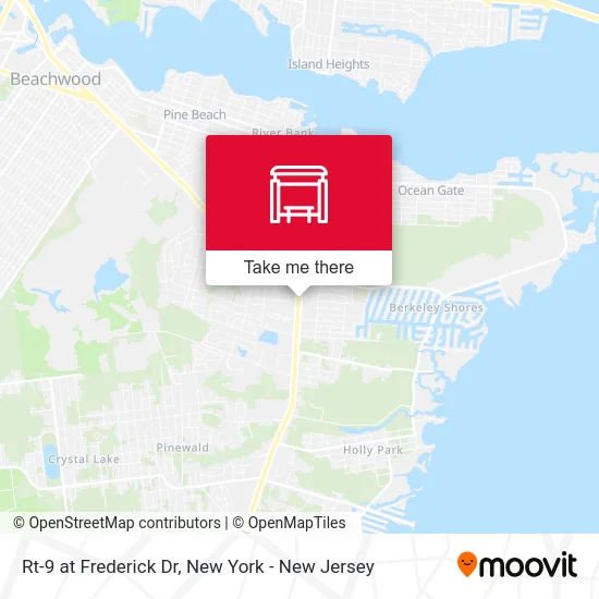 Rt-9 at Frederick Dr map