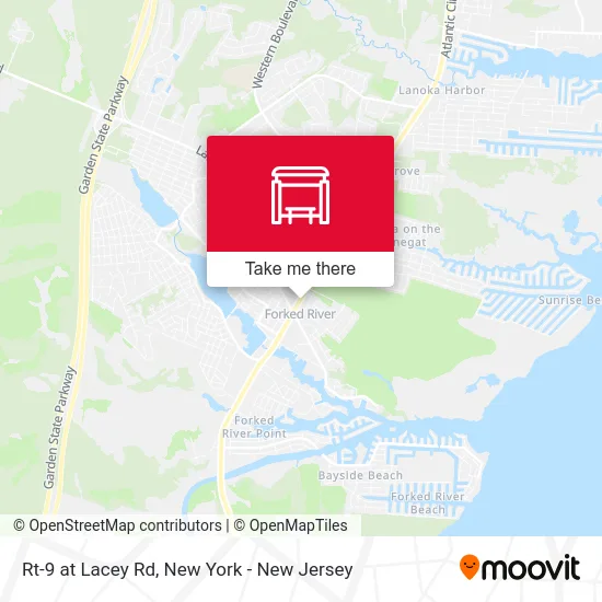 Rt-9 at Lacey Rd map