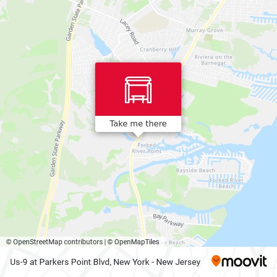 Mapa de Us-9 at Parkers Point Blvd