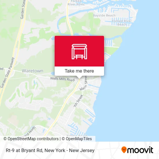 Rt-9 at Bryant Rd map