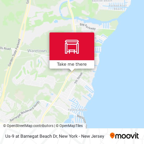 Us-9 at Barnegat Beach Dr map