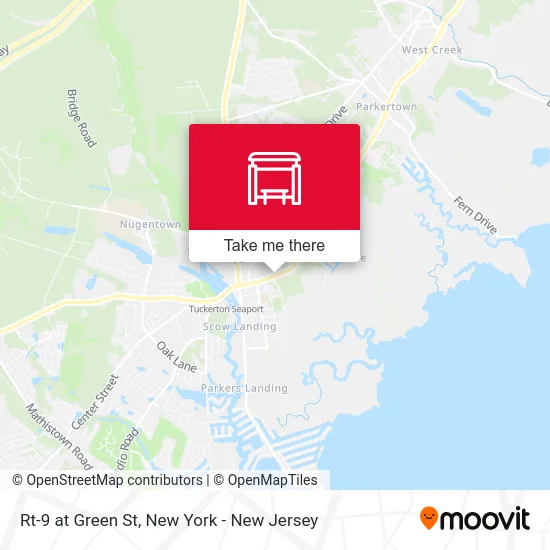 Rt-9 at Green St map