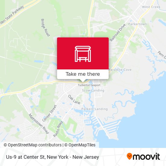 Mapa de Us-9 at Center St