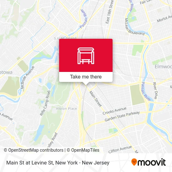 Main St at Levine St map