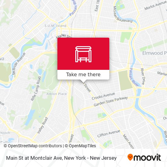 Mapa de Main St at Montclair Ave