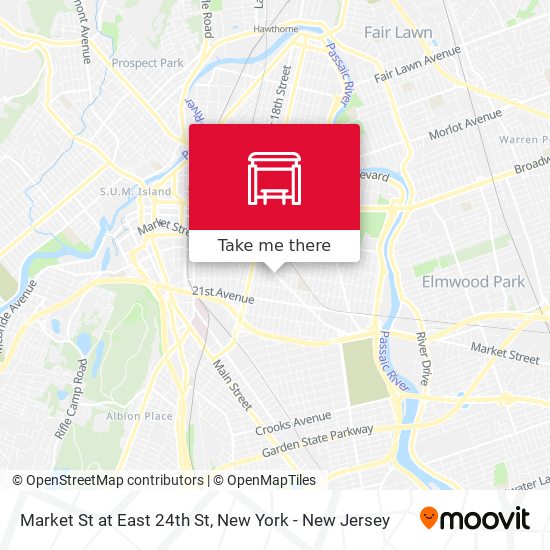 Mapa de Market St at East 24th St