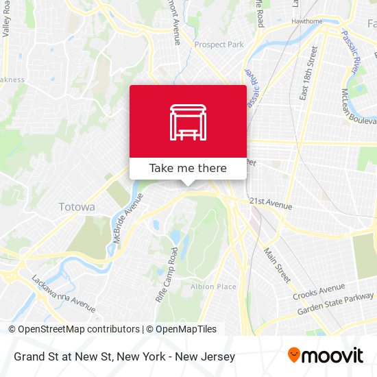 Mapa de Grand St at New St