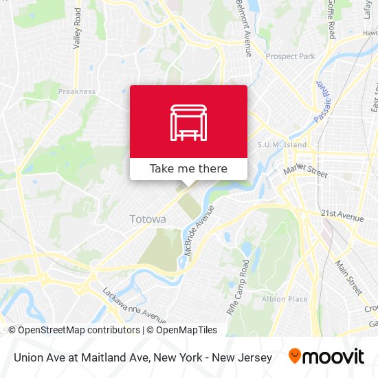 Mapa de Union Ave at Maitland Ave