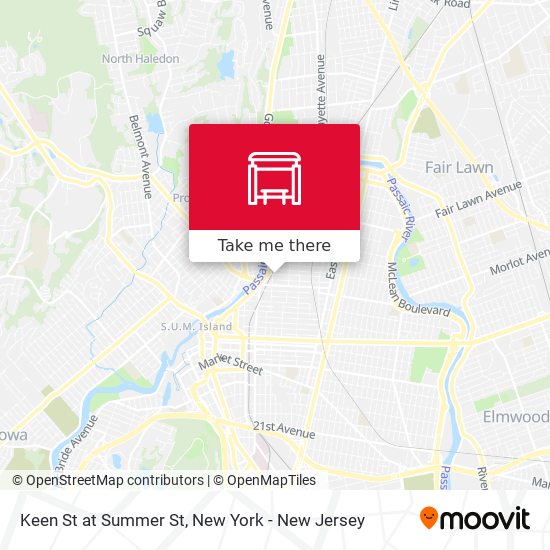 Mapa de Keen St at Summer St