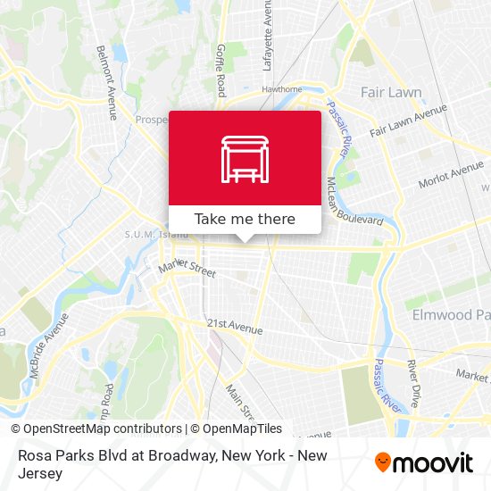 Mapa de Rosa Parks Blvd at Broadway