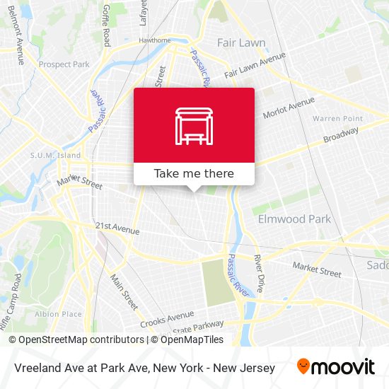 Mapa de Vreeland Ave at Park Ave
